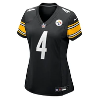 Maillot Nike DK Metcalf noir pour femme, équipe des Pittsburgh Steelers