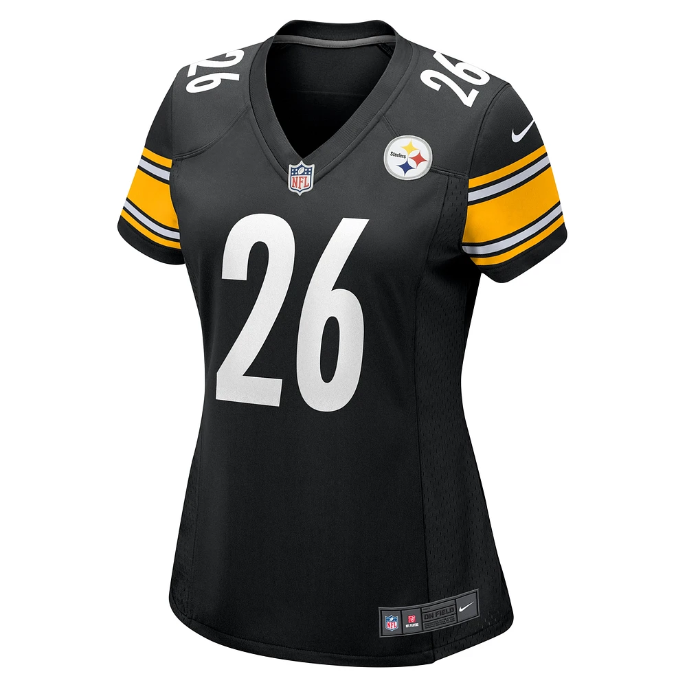 Maillot de match Nike Donte Jackson noir des Pittsburgh Steelers pour femme