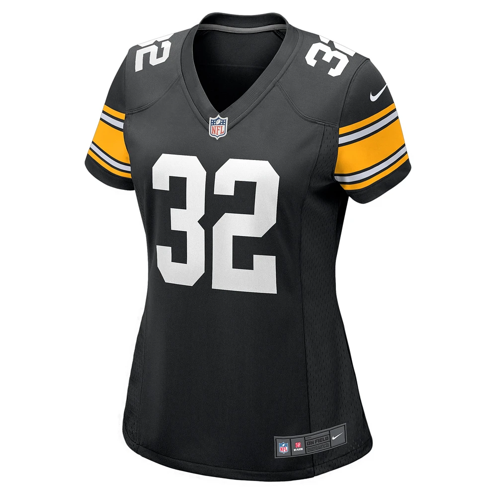 Maillot de joueur à la retraite des Pittsburgh Steelers Nike Franco Harris pour femme, noir