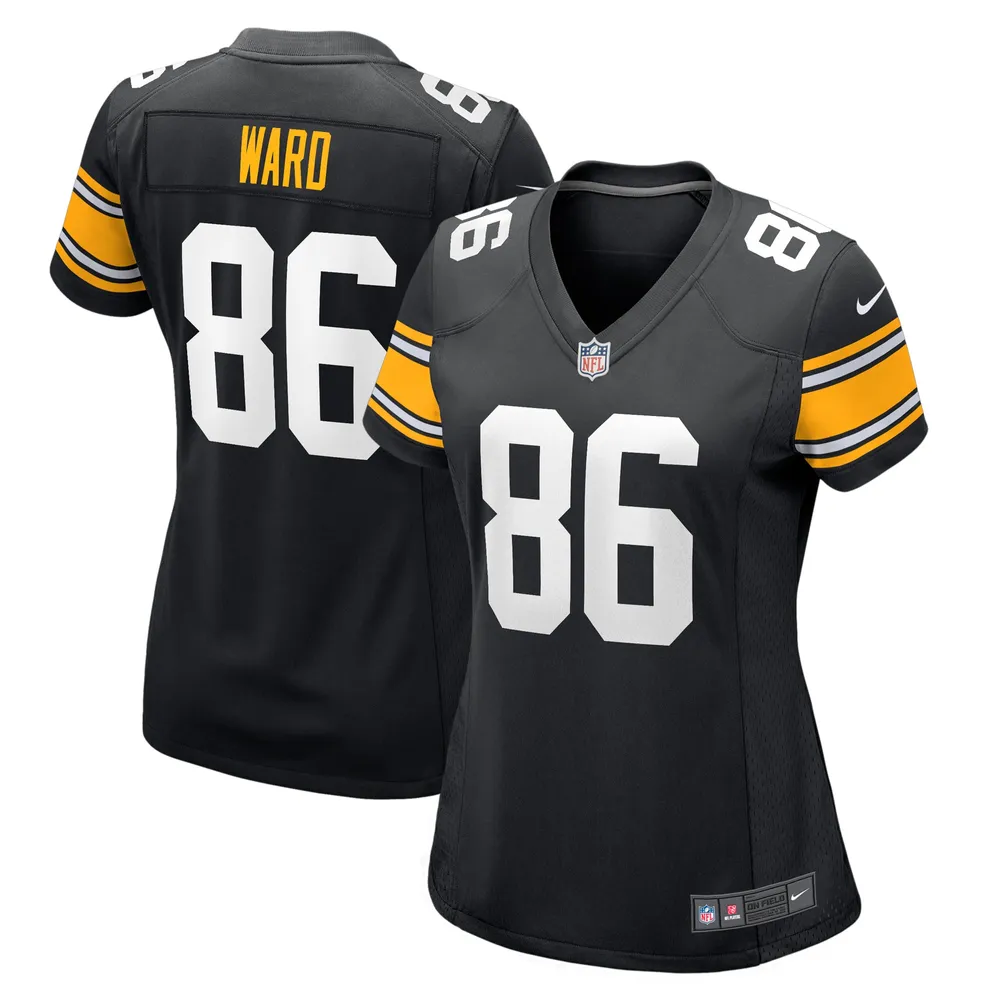 Maillot de joueur retraité Nike Hines Ward des Pittsburgh Steelers pour femme, noir