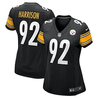 Women's Nike James Harrison Black Pittsburgh Steelers Retired Game Jersey