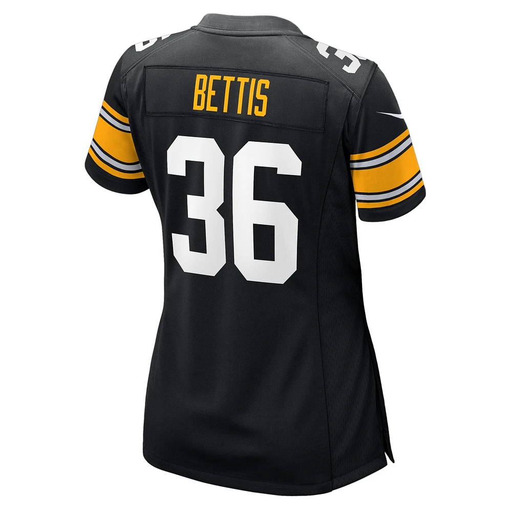 Women's Nike Jerome Bettis Black Pittsburgh Steelers Retired Player Jersey