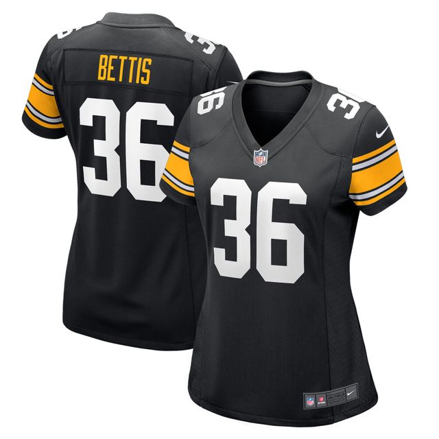 Maillot de joueur retraité Nike Jerome Bettis pour femme, noir, Pittsburgh Steelers