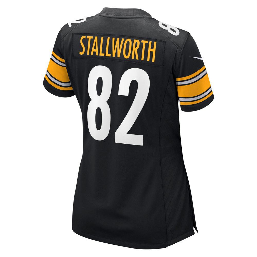 Women's Nike John Stallworth Black Pittsburgh Steelers Retired Player Jersey