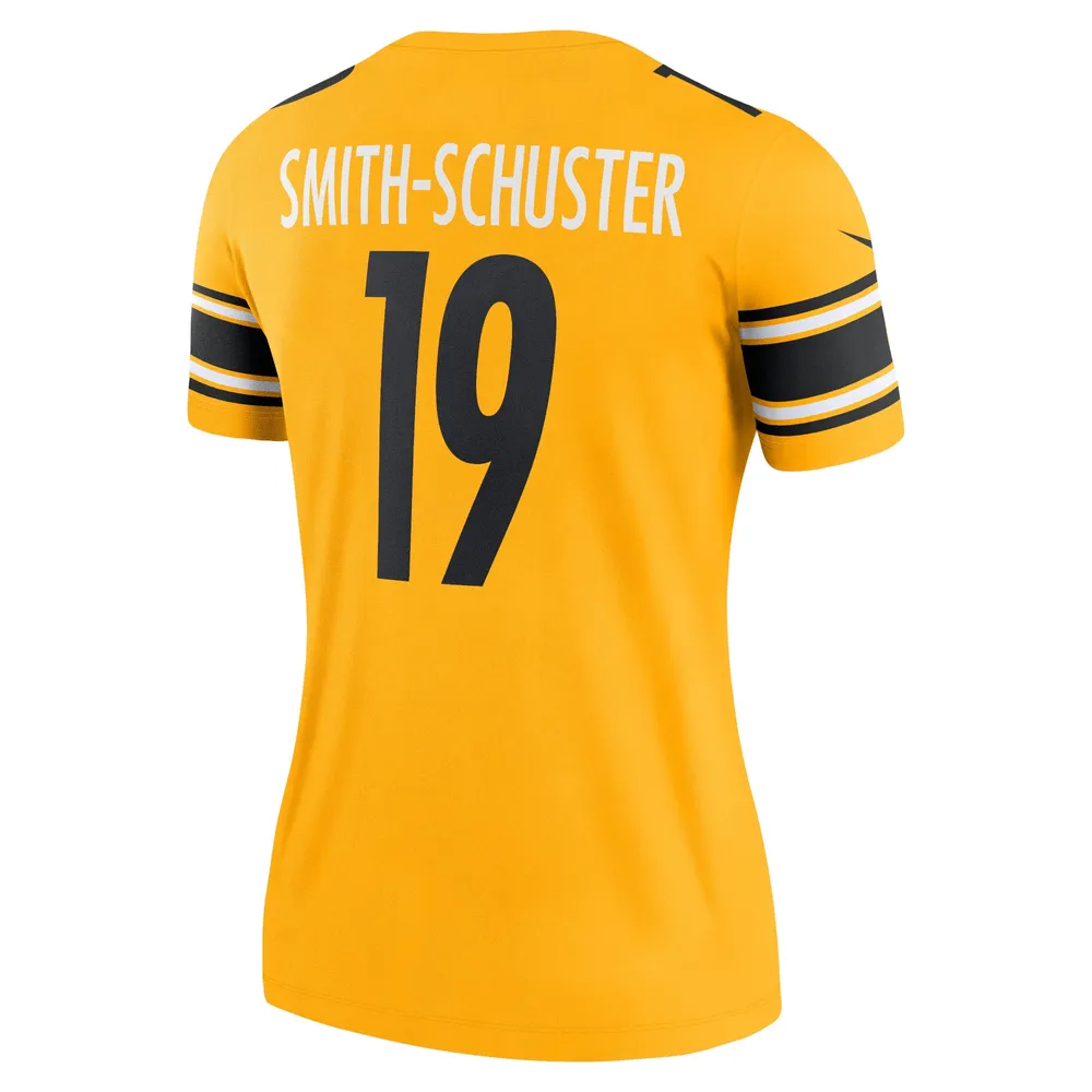 Nike Women's Nike JuJu Smith-Schuster Gold Pittsburgh Steelers Inverted  Legend Jersey