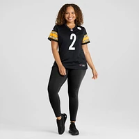 Maillot de joueur match Nike Justin Fields des Pittsburgh Steelers pour femme, noir