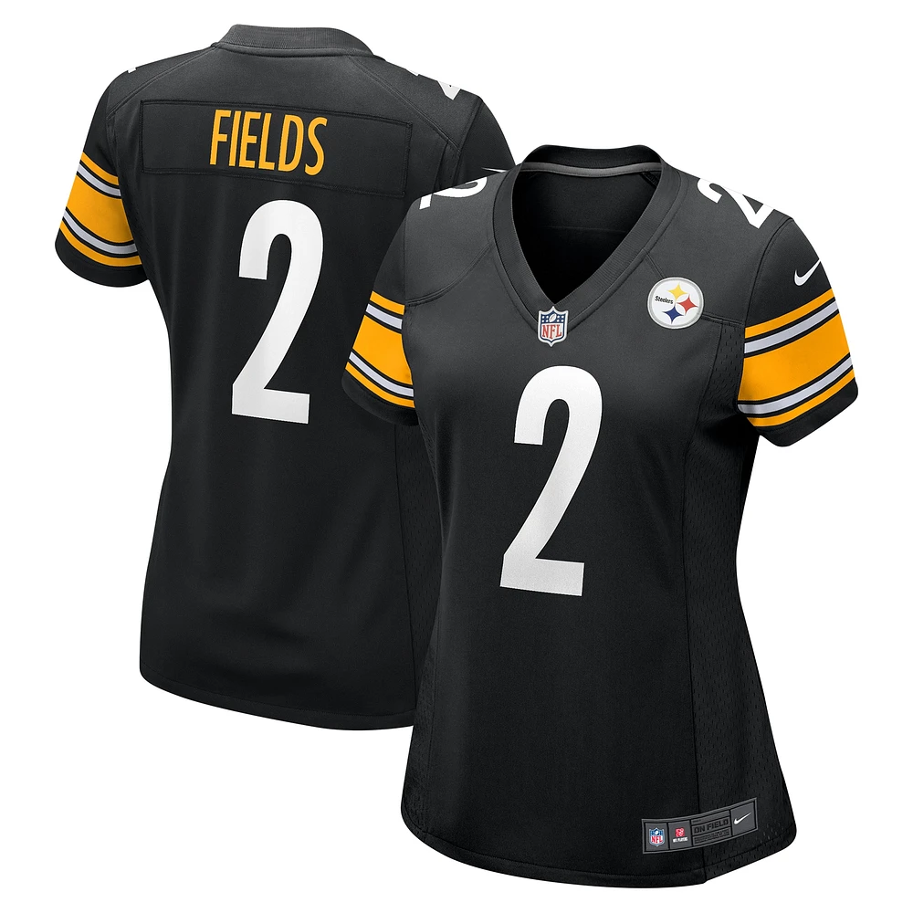 Maillot de joueur match Nike Justin Fields des Pittsburgh Steelers pour femme, noir