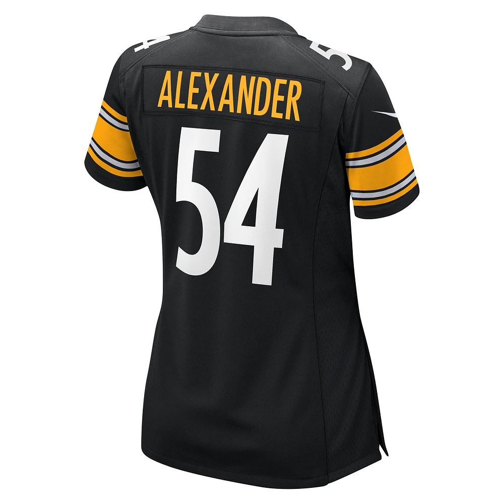 Women's Nike Kwon Alexander  Black Pittsburgh Steelers Game Jersey