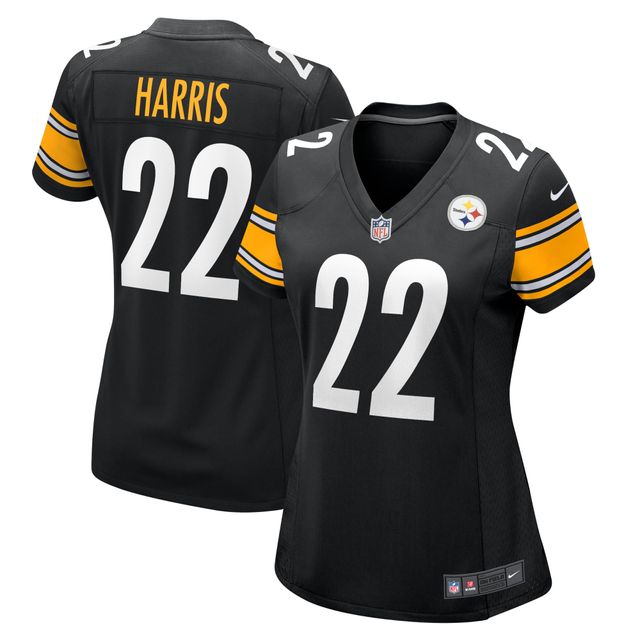 Maillot Nike Najee Harris pour femme, noir, Pittsburgh Steelers, Team Game