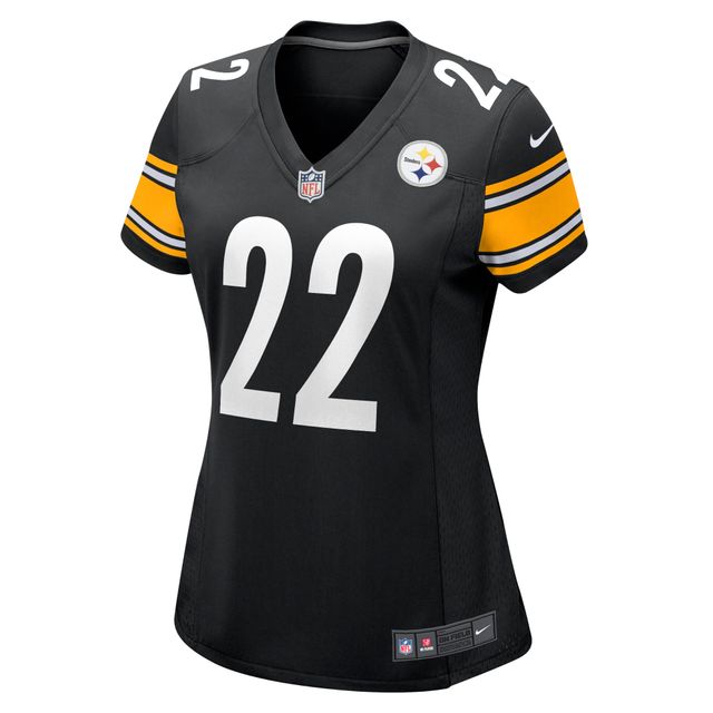 Maillot Nike Najee Harris pour femme, noir, Pittsburgh Steelers, Team Game