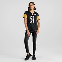 Maillot de match Nike Nick Herbig pour femme, noir, Pittsburgh Steelers