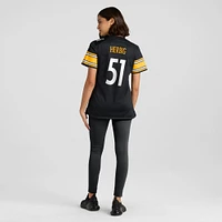 Maillot de match Nike Nick Herbig pour femme, noir, Pittsburgh Steelers