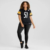 Maillot de match Nike Nick Herbig pour femme, noir, Pittsburgh Steelers