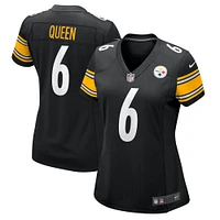 Maillot de match Nike Patrick Queen noir des Pittsburgh Steelers pour femme