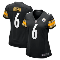 Women's Nike Patrick Queen Black Pittsburgh Steelers Game Player Jersey