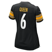 Women's Nike Patrick Queen Black Pittsburgh Steelers Game Player Jersey