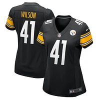 Maillot de match Nike Payton Wilson noir des Steelers Pittsburgh pour femme