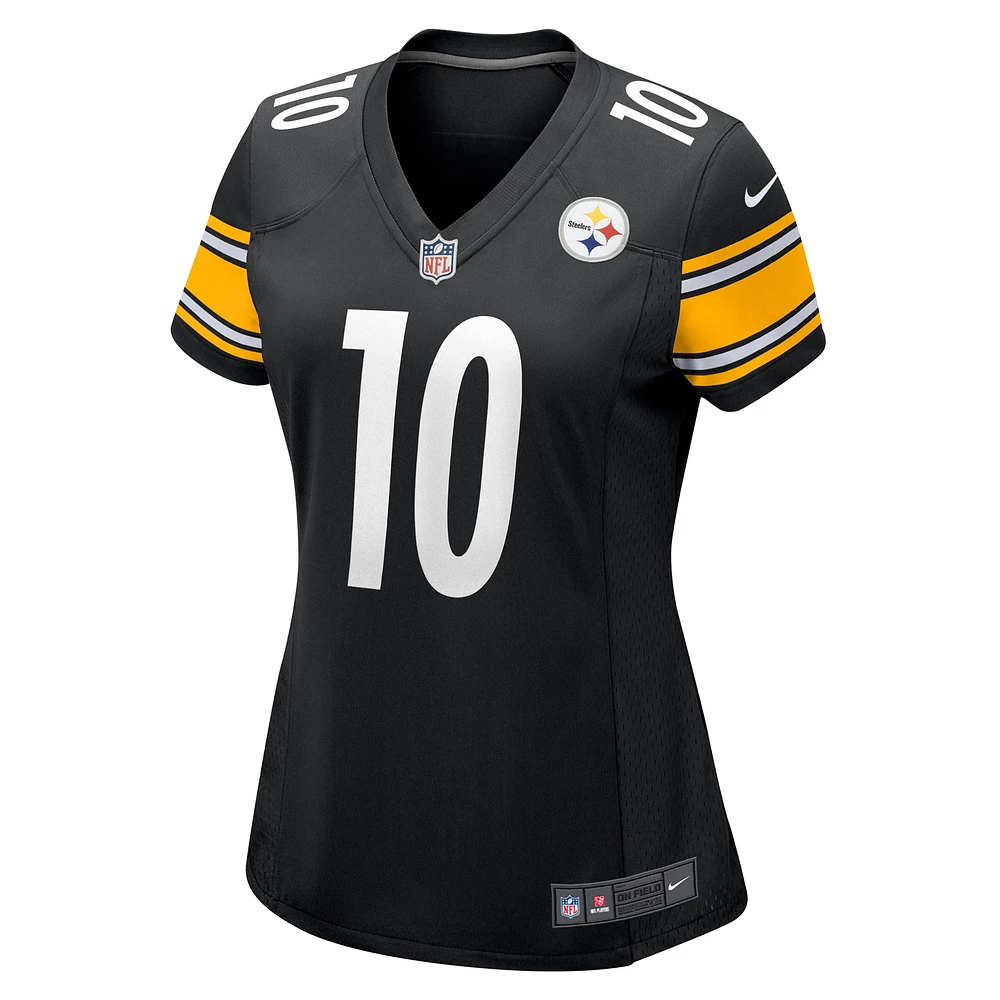 Maillot de match Nike Roman Wilson noir des Steelers Pittsburgh pour femme