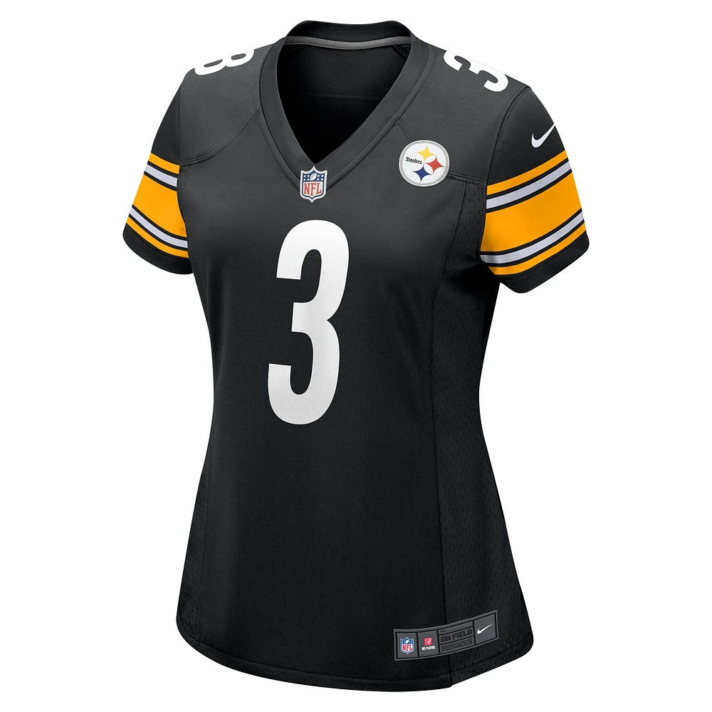 Women's Nike Russell Wilson Black Pittsburgh Steelers  Game Jersey