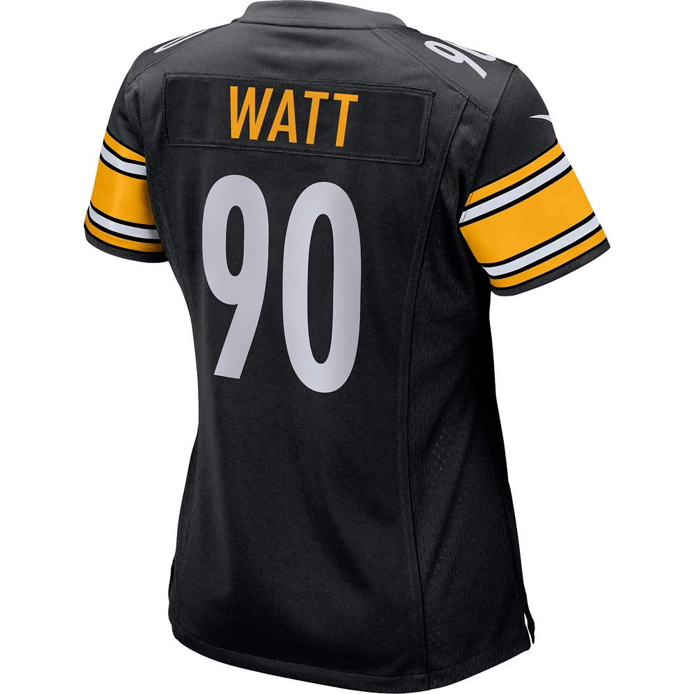 Nike T.J. pour femme Maillot de match Watt Black Pittsburgh Steelers