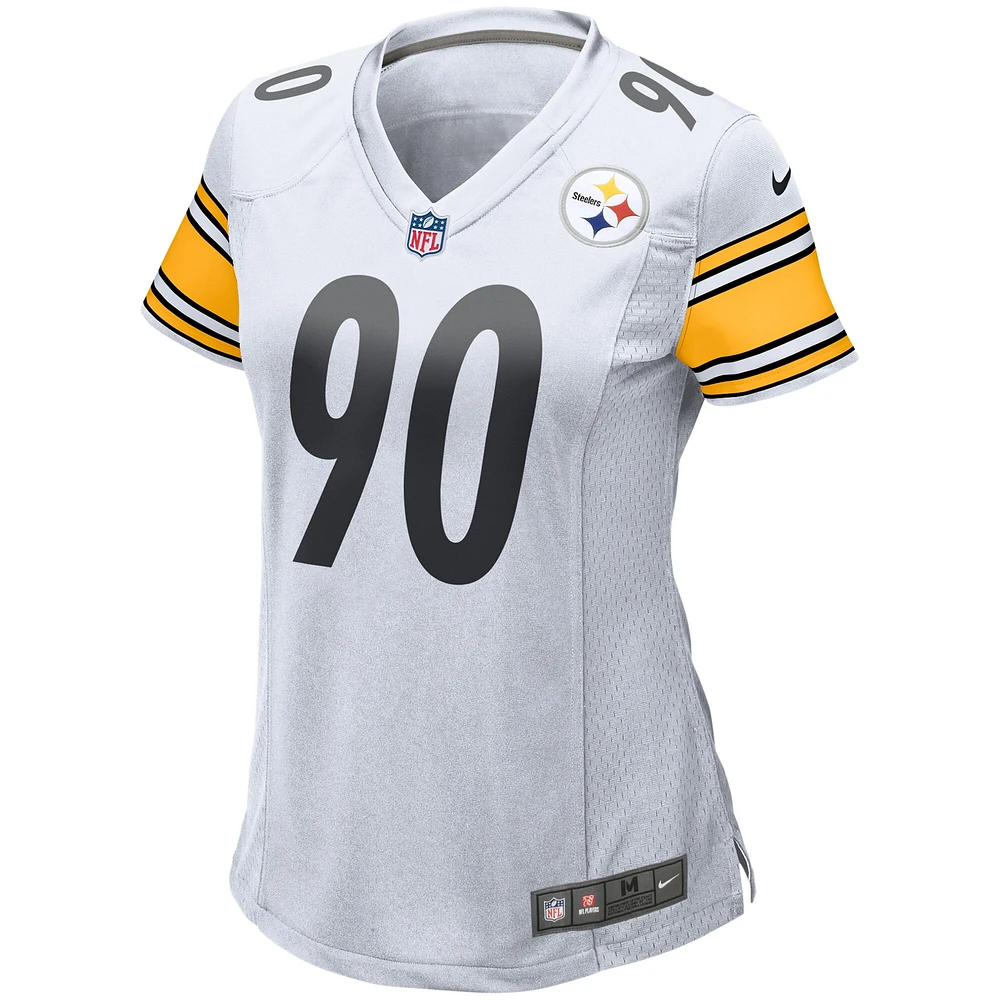 Nike T.J. pour Femme Maillot de joueur Watt White Pittsburgh Steelers