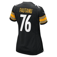 Maillot de match Nike Troy Fautanu pour femme, noir, Pittsburgh Steelers