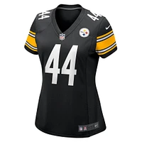 Maillot de match Nike Tyler Matakevich noir des Steelers Pittsburgh pour femme