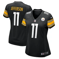 Maillot de match Nike Van Jefferson noir pour femme des Pittsburgh Steelers