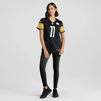 Maillot de match Nike Van Jefferson noir pour femme des Pittsburgh Steelers