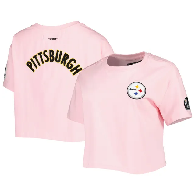 Lids Baltimore Ravens Pro Standard Women's Cropped Boxy T-Shirt - Pink