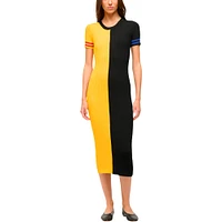 Women's STAUD  Gold/Black Pittsburgh Steelers Colleen Dress