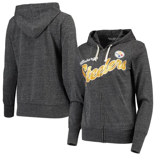 Women's Touch Black Carolina Panthers All American Full-Zip Hoodie