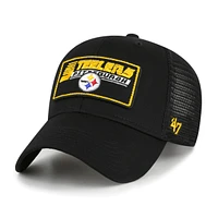 Casquette ajustable pour jeune Pittsburgh Steelers Levee MVP Trucker '47 noire