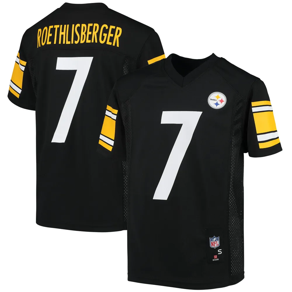 Meyella Encogerse de hombros Gigante Lids Ben Roethlisberger Pittsburgh Steelers Youth Replica Player Jersey -  Black | Brazos Mall