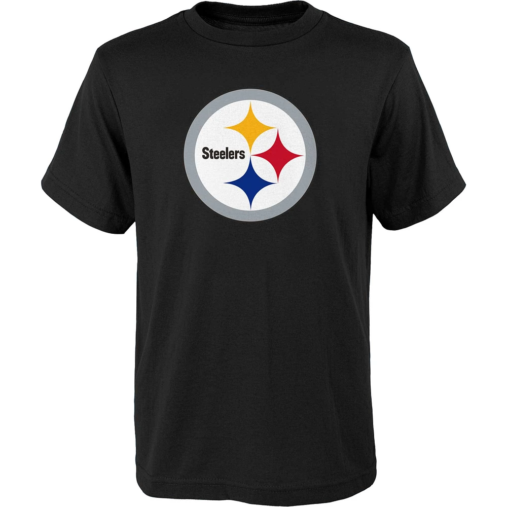 Youth Black Pittsburgh Steelers Primary Logo T-Shirt