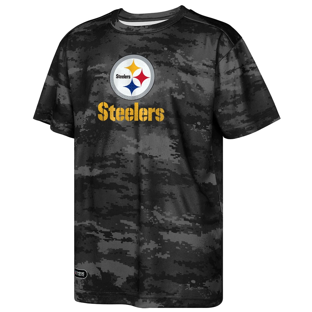 Youth Black Pittsburgh Steelers Scrimmage T-Shirt