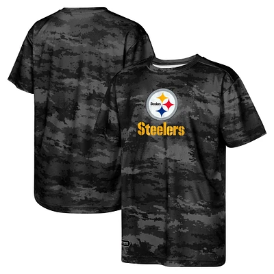 Youth Black Pittsburgh Steelers Scrimmage T-Shirt