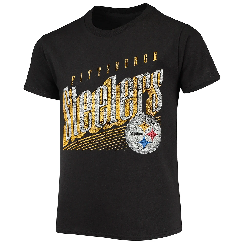Youth Black Pittsburgh Steelers Winning Streak - T-Shirt