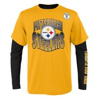 Youth Gold/Black Pittsburgh Steelers Game Day - T-Shirt Combo Set