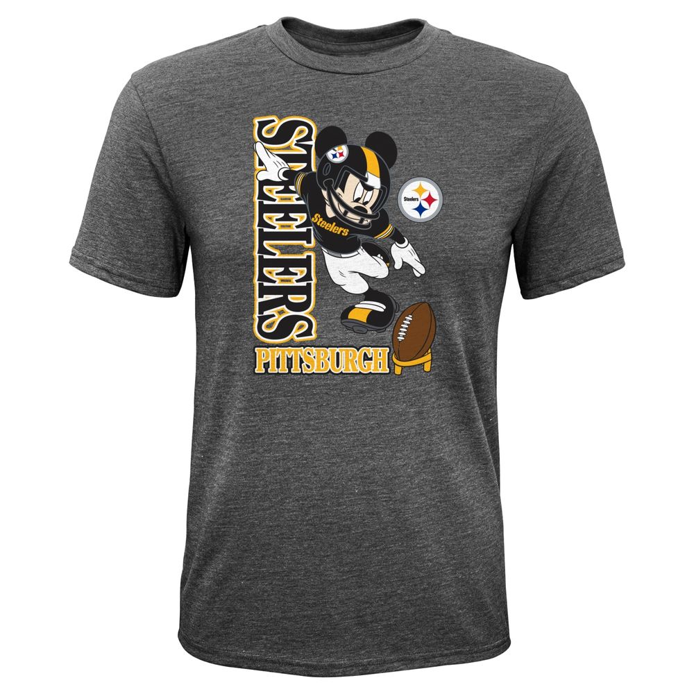 Pittsburgh Steelers Unisex Disney Mickey Football Short Sleeve T-Shirt