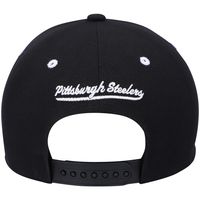 Mitchell & Ness Youth Mitchell & Ness Black Pittsburgh Steelers Throwback  Precurve Snapback Hat