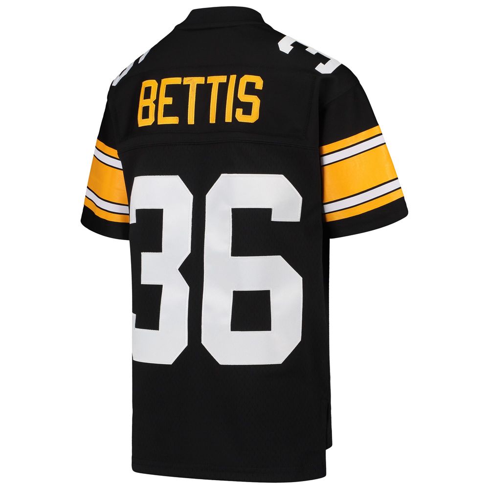 Youth Mitchell & Ness Jerome Bettis Black Pittsburgh Steelers 1996 Legacy Retired Player Jersey