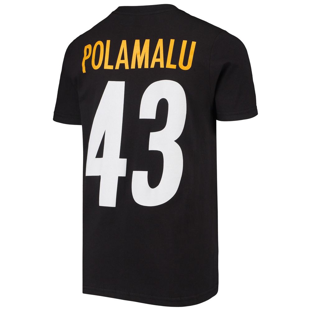 Lids Troy Polamalu Pittsburgh Steelers Mitchell & Ness Youth Retired Retro  Player Name Number T-Shirt - Black