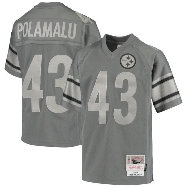 Troy Polamalu Pittsburgh Steelers Mitchell & Ness Retired Player Name &  Number Mesh Top - Black