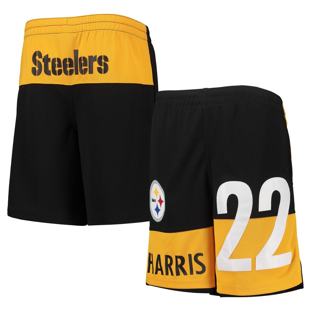 : Outerstuff Preschool Najee Harris Black Pittsburgh Steelers  Replica Player Jersey : Sports & Outdoors