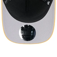 Youth New Era Black/Gold Pittsburgh Steelers 2025 NFL Draft 9FORTY A-Frame M-Crown Adjustable Hat