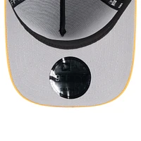 Youth New Era  Black/Gold Pittsburgh Steelers 2025 NFL Draft A-Frame 9FIFTY Snapback Hat