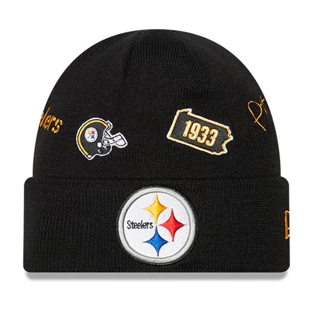 Pittsburgh Steelers New Era Helmet Head Knit Hat