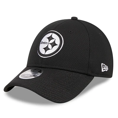 Casquette réglable New Era Pittsburgh Steelers Main B-Dub 9FORTY noire pour jeune