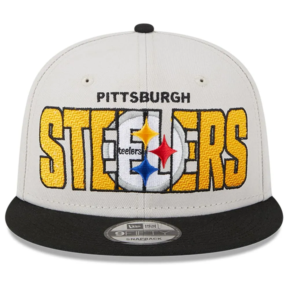 New Era Youth New Era Stone/Black Pittsburgh Steelers 2023 NFL